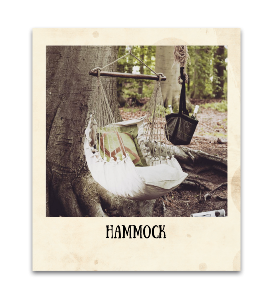 Hammock in tree 