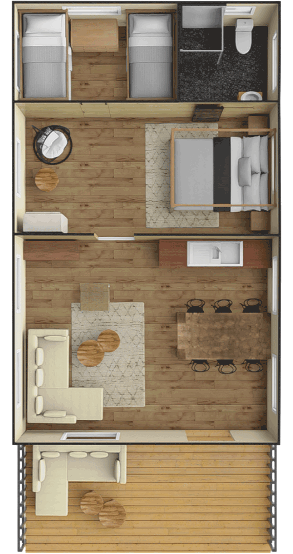 Floorplan safari tent 49 Rob